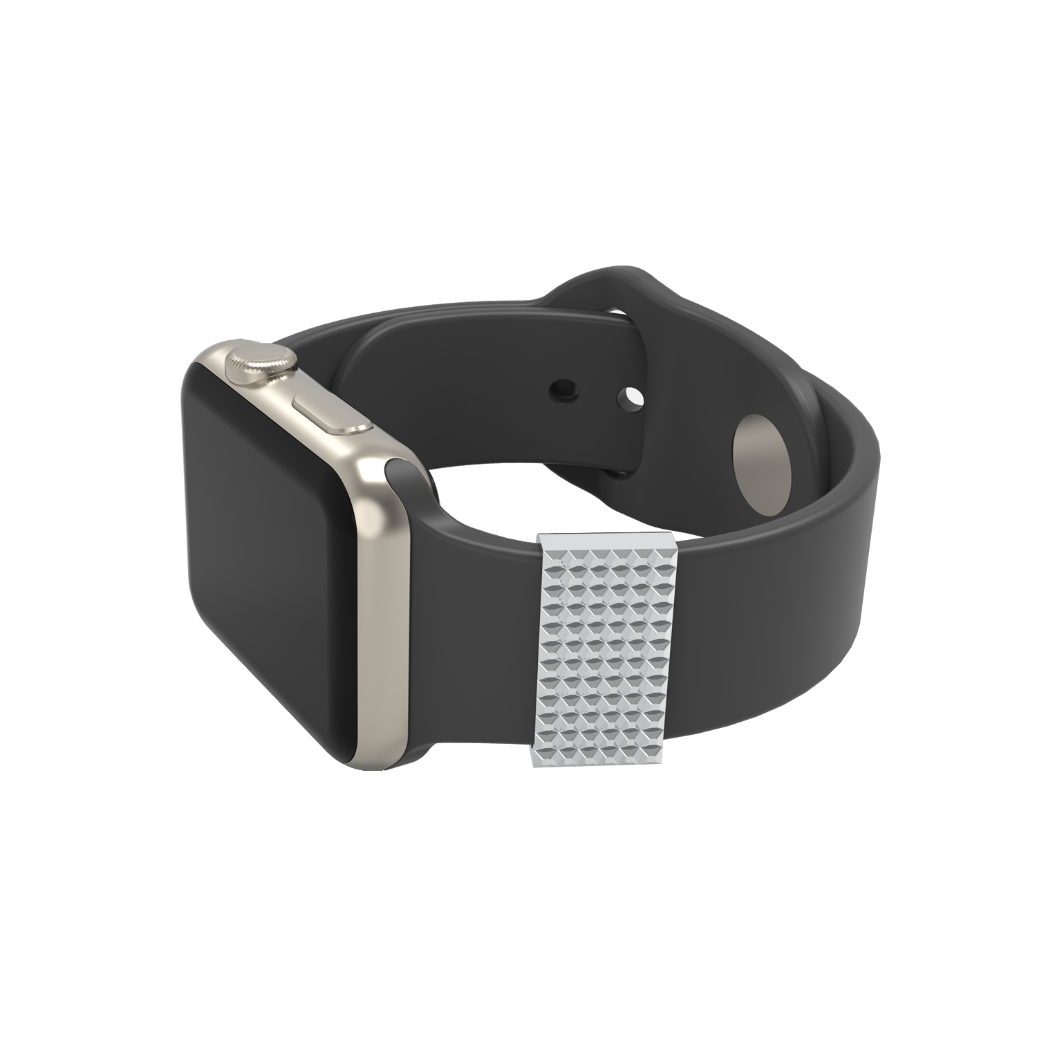 Decorative ring loops for watch band strap charm adornment for Smart